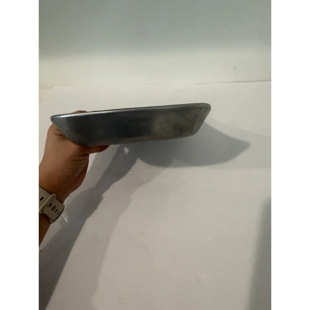 Vintage Wilton Armetale "Bless This House" Pewter Metal Bread Tray Heavy Y2K - Picture 4 of 8